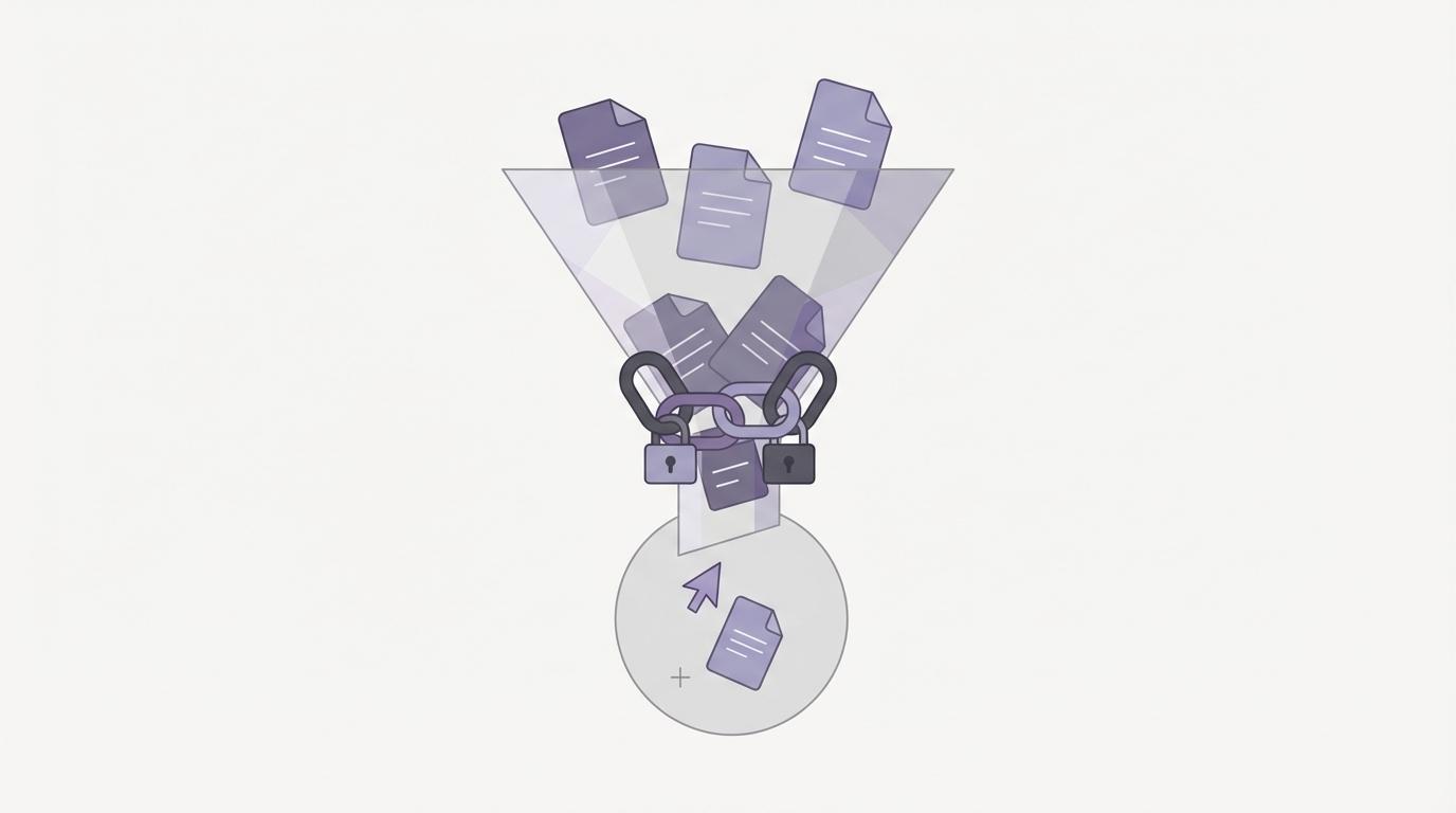 Enterprise approval bottleneck illustration